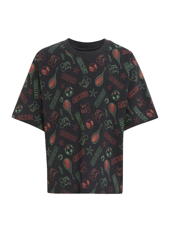 Adidas Lk Dy Mm T Black Training T-Shirts For Kids 18-24M