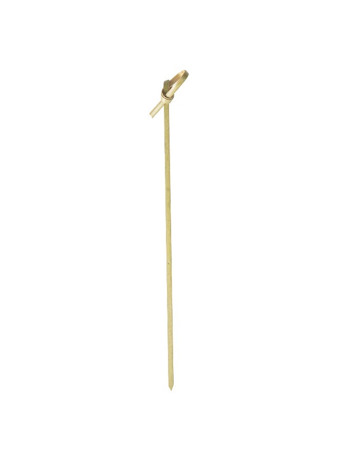 Restaurantware 6 Inch knotted Bamboo Skewers, 1000 Sturdy Disposable Bamboo Food Picks - Sturdy, Looped Knot, Bamboo Appetizer Picks, Sustainable, For Serving Appetizers and Cocktail Garnishes - Image 2