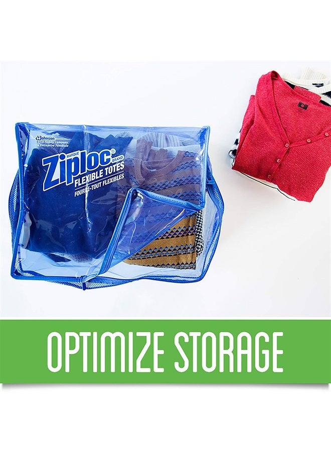 Ziploc Flexible Totes Clothes and Blanket Storage Bags, Perfect for Closet Organization and Storing Under Beds, Jumbo, 1 Count - Image 2