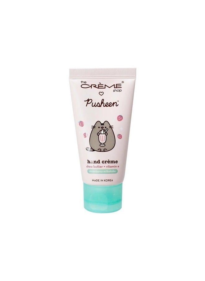 The Creme Shop X Pusheen, Strawberry Milkshake Moisturizing Hand Crème, Hand Cream For Dry Hands, Body Lotion  - Image 3