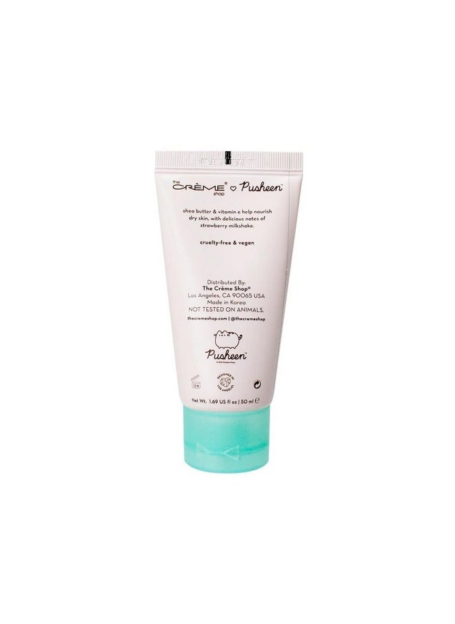 The Creme Shop X Pusheen, Strawberry Milkshake Moisturizing Hand Crème, Hand Cream For Dry Hands, Body Lotion  - Image 4