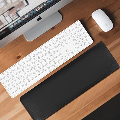 CaseBuy PU Leather Keyboard Sleeve Cover Case for 2024 Apple Magic Keyboard with USB-C & 24" iMac Magic M1 M3 M4 Chip A2520 A1843 & 2022 Mac Studio with Numeric Keypad Accessories Bag Pouch - Black - Image 5
