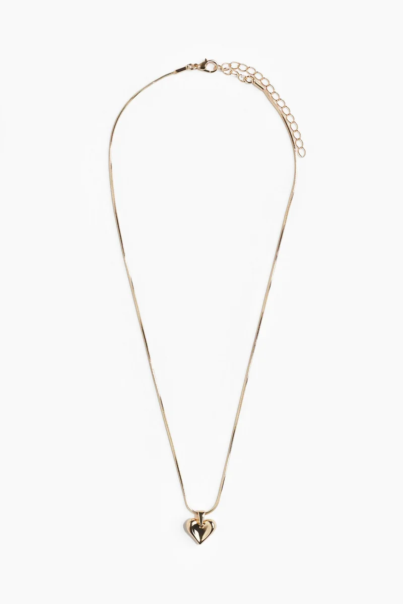 اتش اند ام Heart-pendant necklace