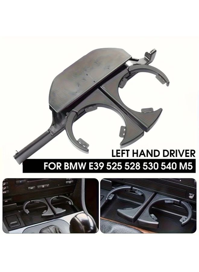 حاملات أكواب سوداء مزدوجة لسيارات BMW E39 525 528 530 540 M5 1995-2006 - Image 4