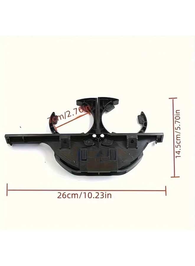 حاملات أكواب سوداء مزدوجة لسيارات BMW E39 525 528 530 540 M5 1995-2006 - Image 2