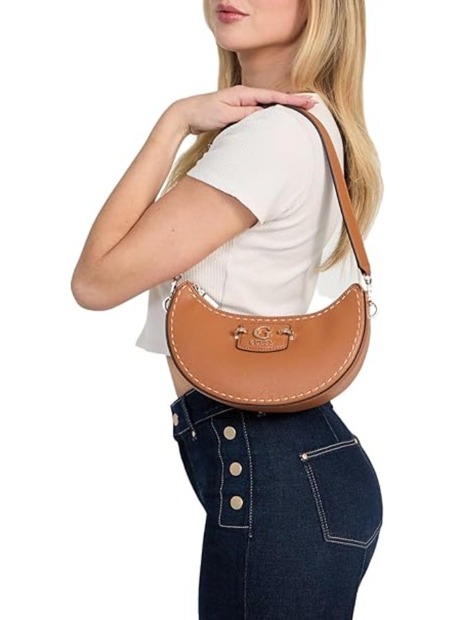 جس حقيبة كتف نسائية من GUESS - بني - Image 4