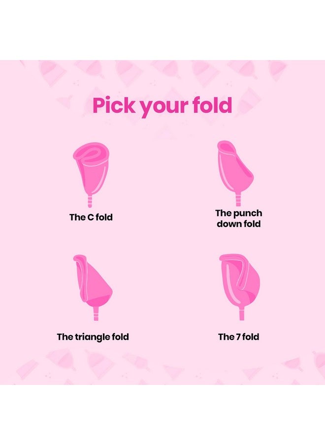 i-activ - i-activ Menstrual Cup for Women with free sterilizer case | Rash-Free, Leak-Free & Ultra soft Cup with Pouch| 100% Medical Grade Silicone | 8-10 hrs protection (Medium) Pack of 1 - Image 1