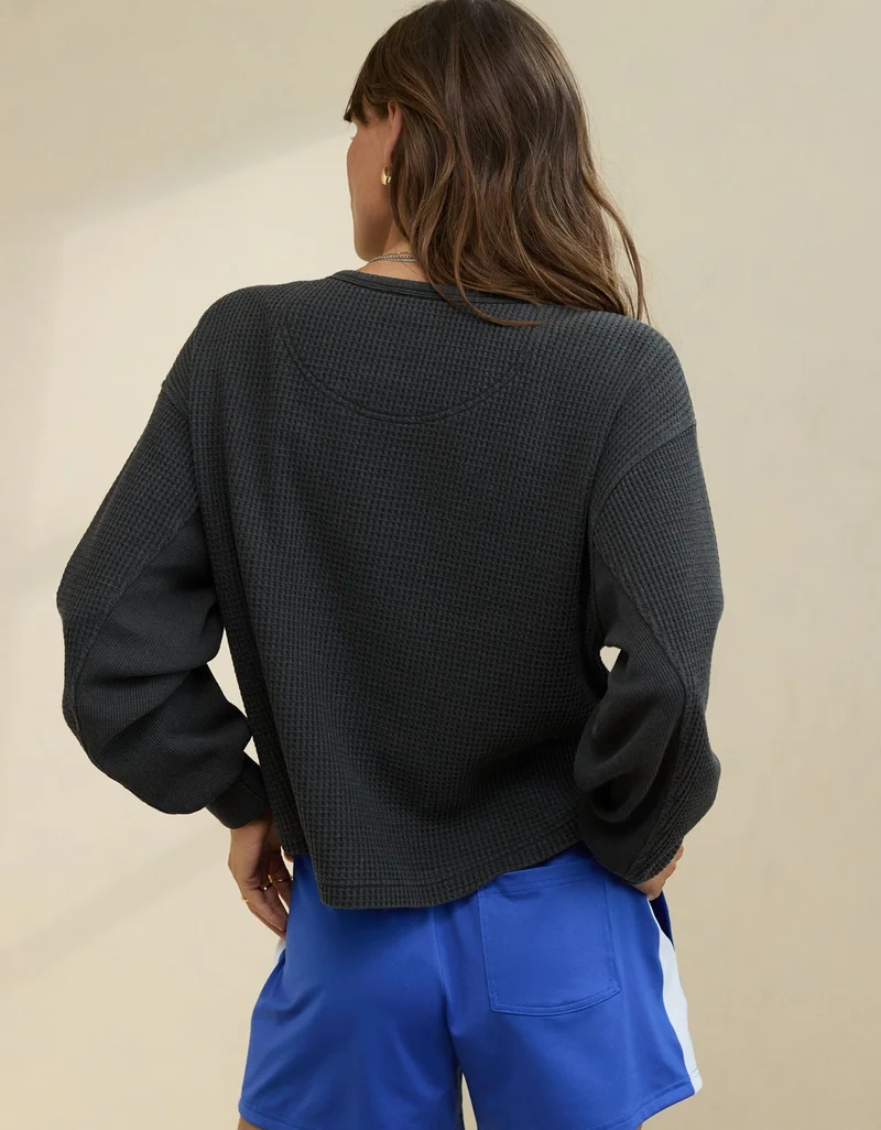 Aerie Aerie Waffle Henley Shirt