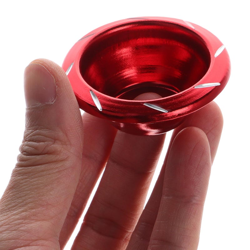 Motorcycle Front Fork Frame Sliders Crash Protectors Red Pair For Scooters Mopeds - Image 4
