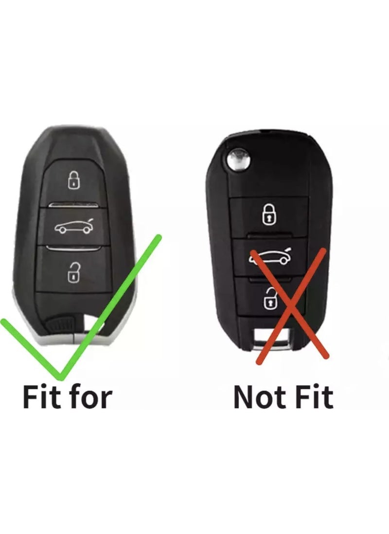 Xukey Peugeot 208 308 508 3008 5008 Silicone Key Case Switchless Model  - Image 2