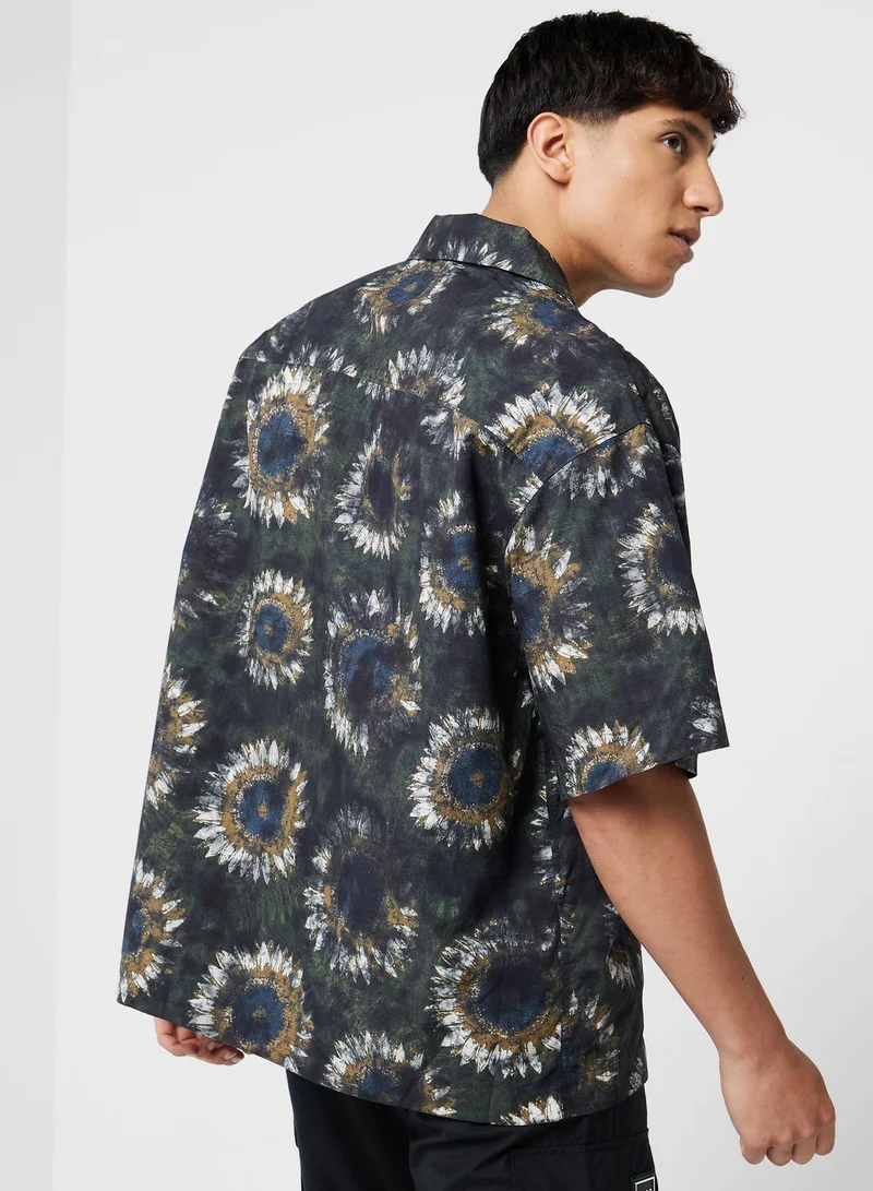 HUGO Paper Touch Oversized Fit Shirt