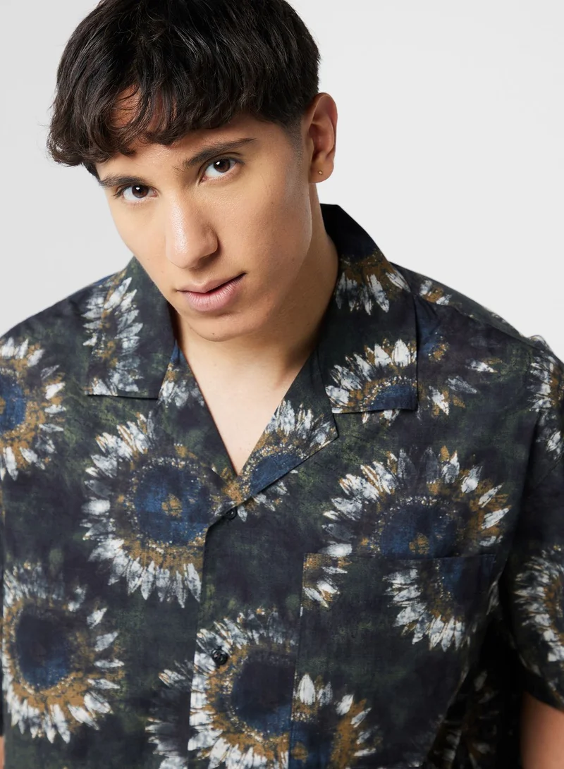 HUGO Paper Touch Oversized Fit Shirt