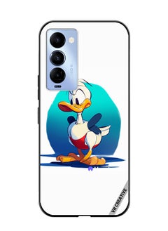Protective Case Cover For Tecno Camon 18/18 P Donald Duck Design Multicolour