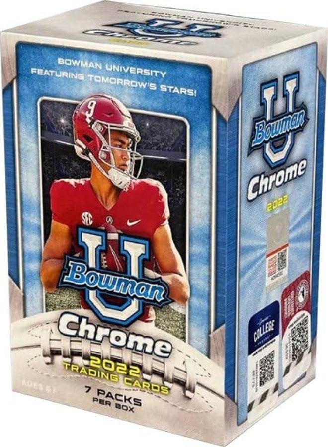 Bowman Chrome 2022-23 Bowman Chrome University Football Value Box - Image 1