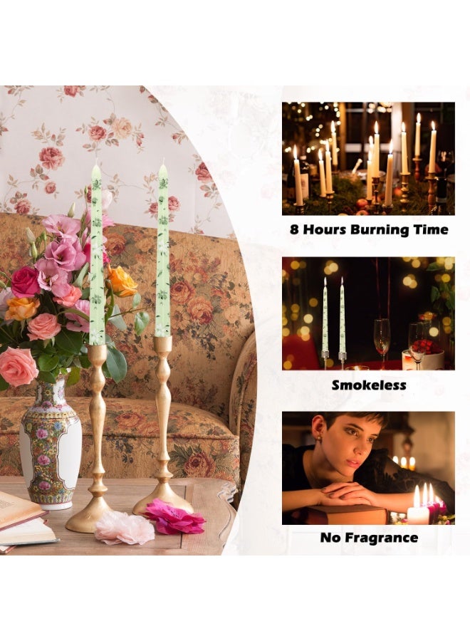 شموع خضراء مطبوعشموع بلون الاخضر - Image 4