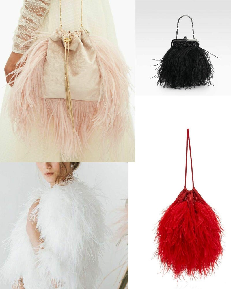 Happy feather 2 Yards 5-6inch Pink Ostrich Feathers Trim Fringe for DIY Dress Sewing Crafts Costumes Decoration - Image 5