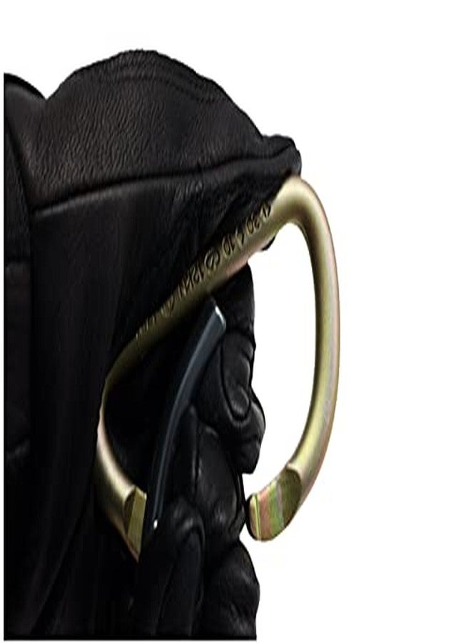 ProClimb Modified D High Tensile Steel Carabiner with Captive Pin Bent Gate 30kN - Image 3
