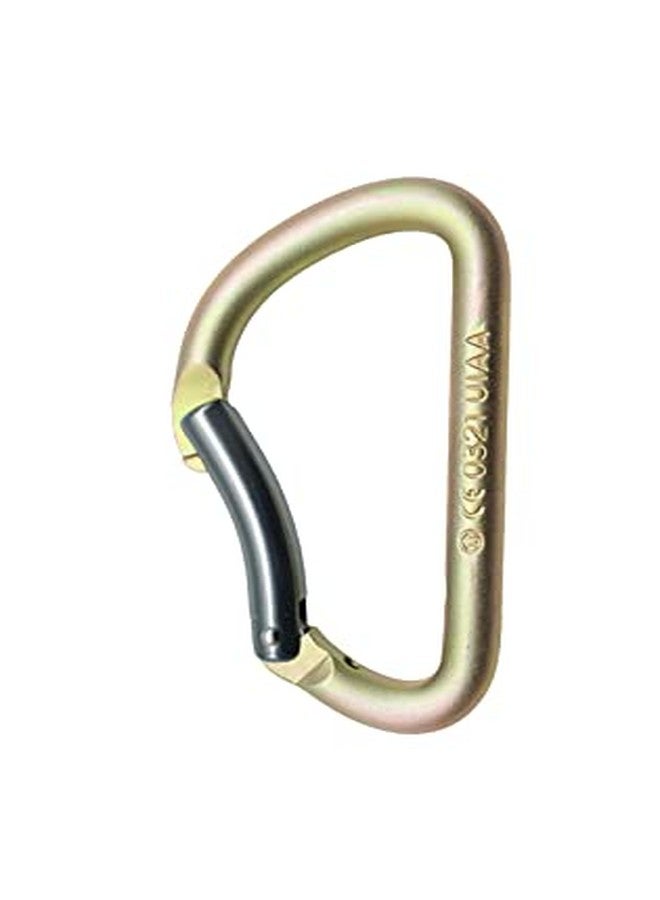 ProClimb Modified D High Tensile Steel Carabiner with Captive Pin Bent Gate 30kN - Image 5
