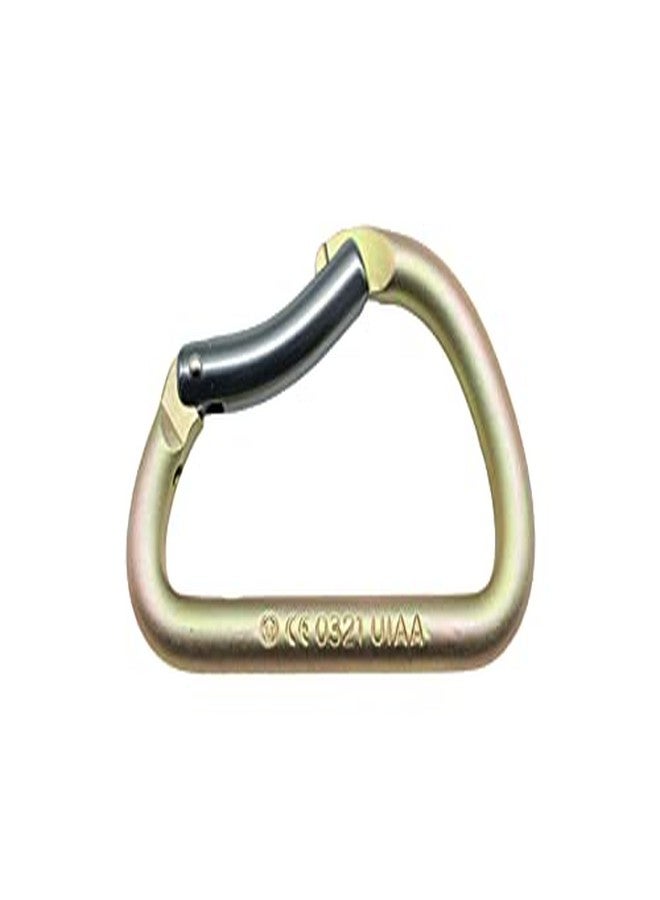 ProClimb Modified D High Tensile Steel Carabiner with Captive Pin Bent Gate 30kN - Image 1