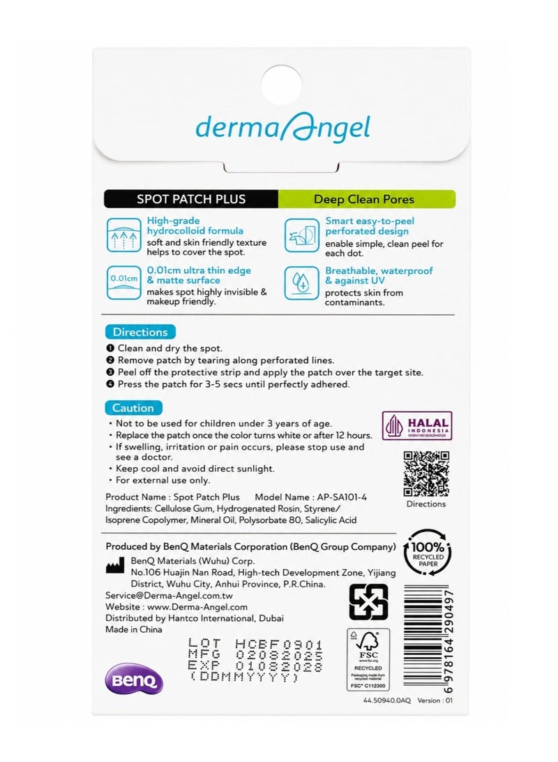 DERMA ANGEL Spot Patch Clearing With Salicylic Acid For Deep Pore Cleansing 12mm 12 Count - Image 2