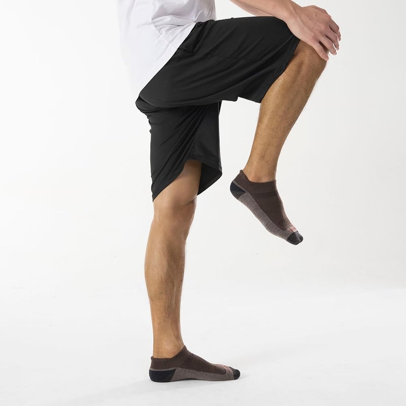 WANDER Merino Wool Ankle Running Hiking Socks 3 Pairs Lightweight Cushioned Sweat-Wicking No Show Athletic Socks Men Women - Image 5