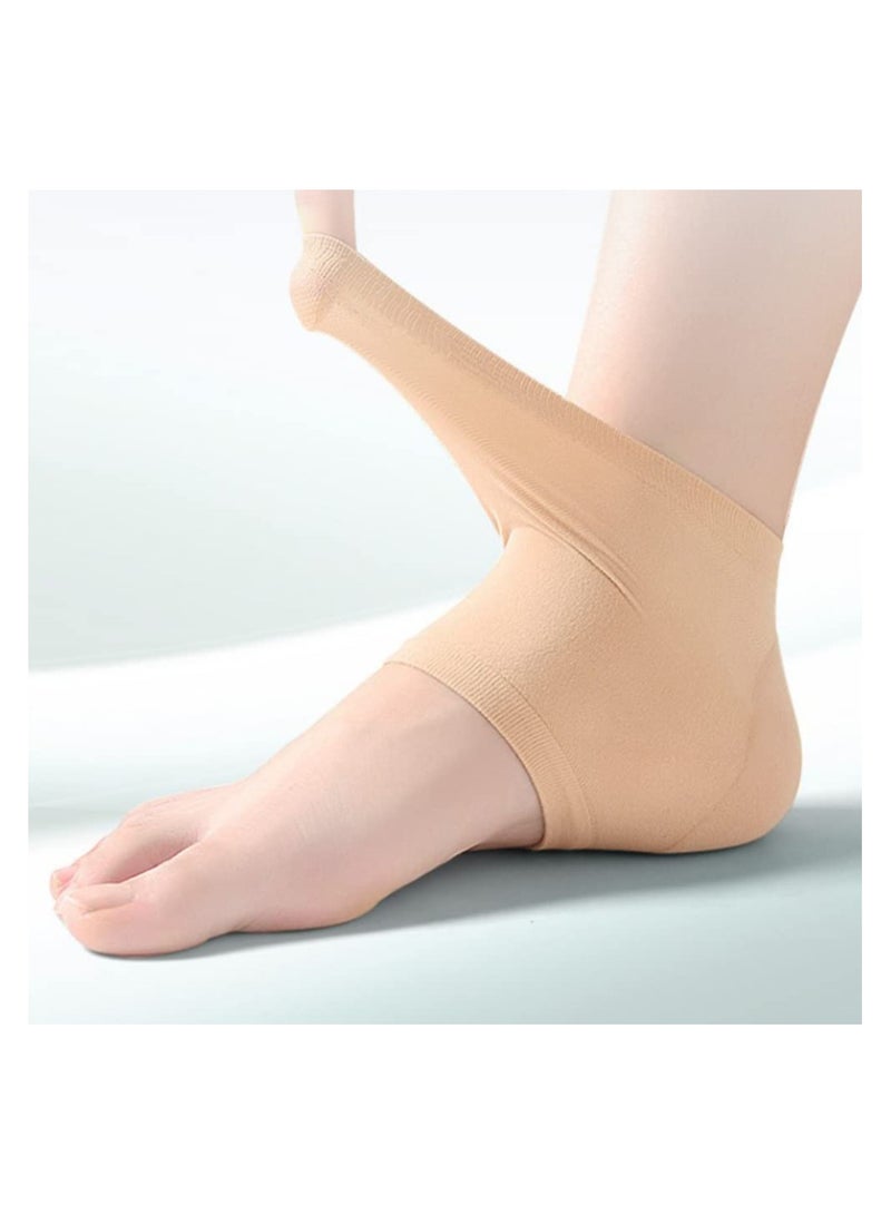 KHAJUL 2-Pair Heel Skin Moisturizing Cover Exfoliating Soften Heel Cover Heel Support for Repair Dry Cracked Heel and Reduce Pains of Plantar Fasciitis - Image 3