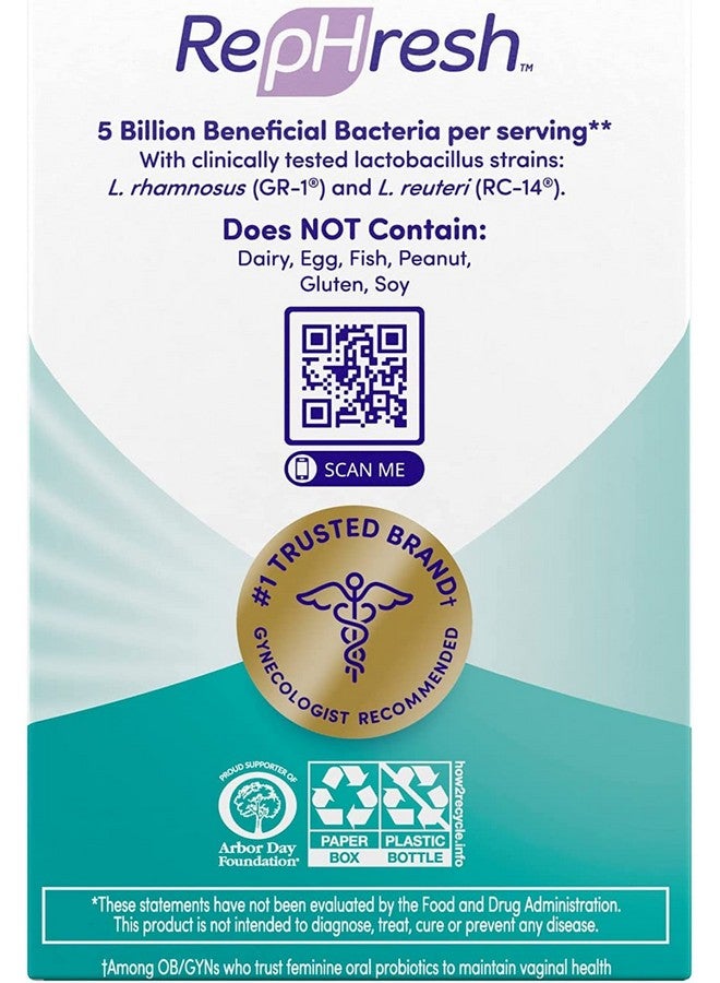 Rephresh Pro-B Probiotic Feminine Supplement, 30-Count Capsules (Pack of 2) - Image 3