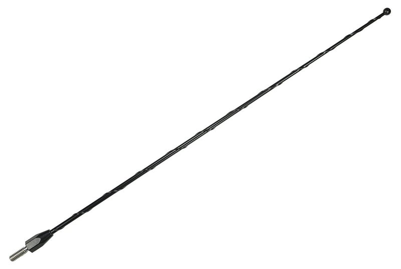 AntennaMastsRus - هوائي أسود بحجم 15 بوصة متوافق مع تويوتا سيلكا، FJ كروزر، هايلاندر، MR2، RAV4، سيكويا، سيينا، تاكوما، تندرا، T100، 4 رانر سبرينغ ستيل - Image 1