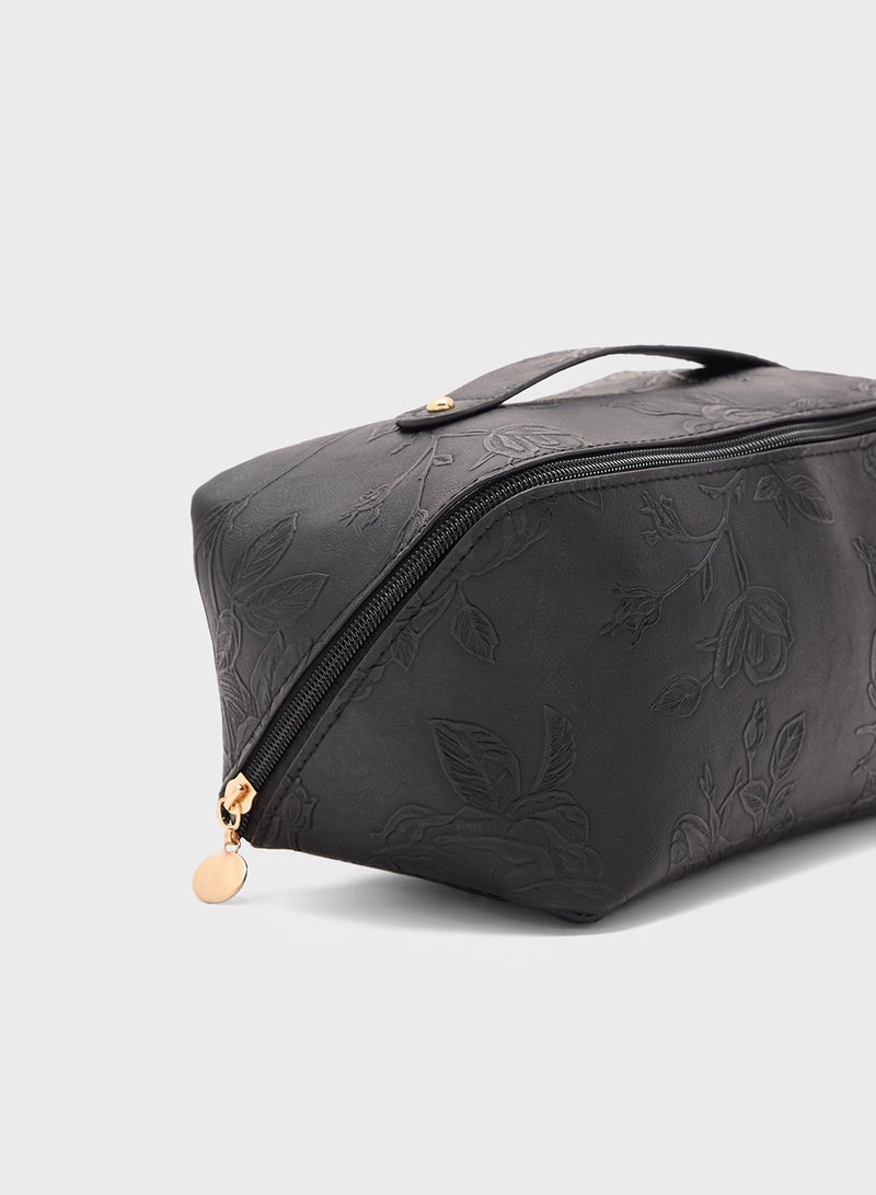 ايلا حقيبة مكياج بطبعة زهور - Image 4