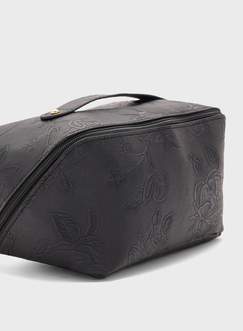 ايلا حقيبة مكياج بطبعة زهور - Image 5