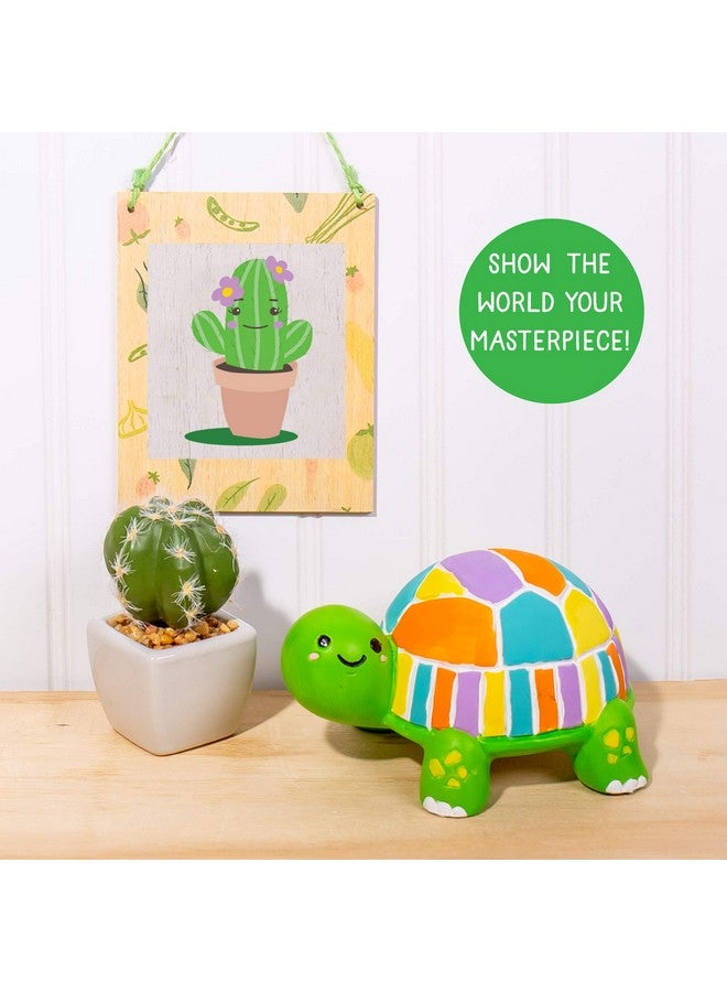 Creative Roots Paint Your Own Turtle, Diy Turtle, Kids Painting Set, Creativity, Ceramics To Paint, Paint Your Own Ceramic, Painting Kits For Kids Ages 5+ - Image 4