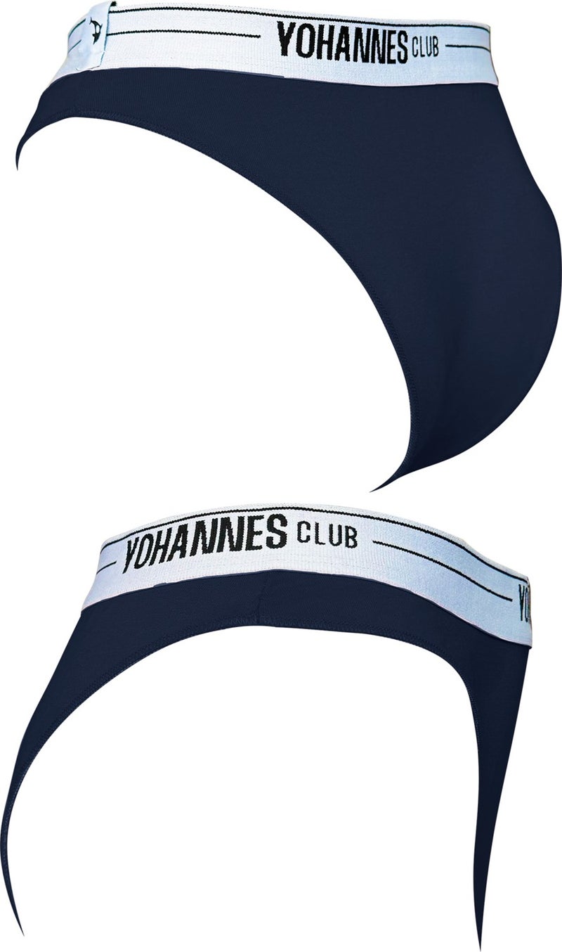 Yohannes Club Yohannesclub Women's Underwear Set(B. Bra-Brazilian), Navy Blue - Image 5