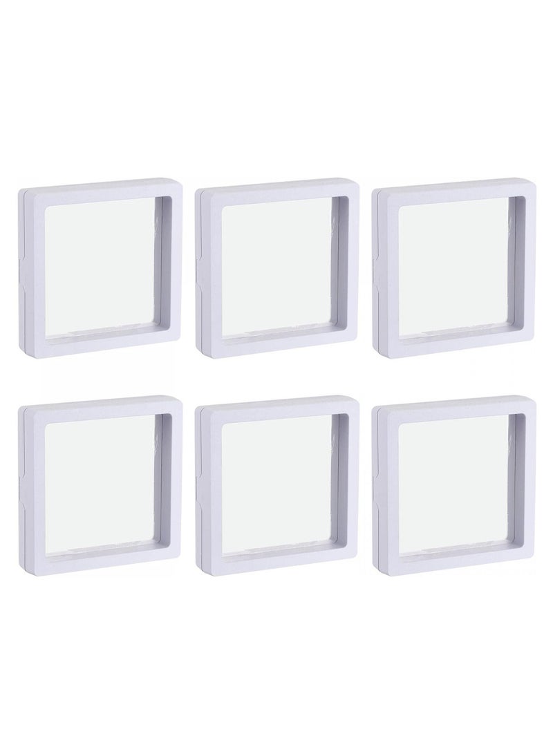 6 Pieces of 3D Floating Frame Display Holder  - Image 1