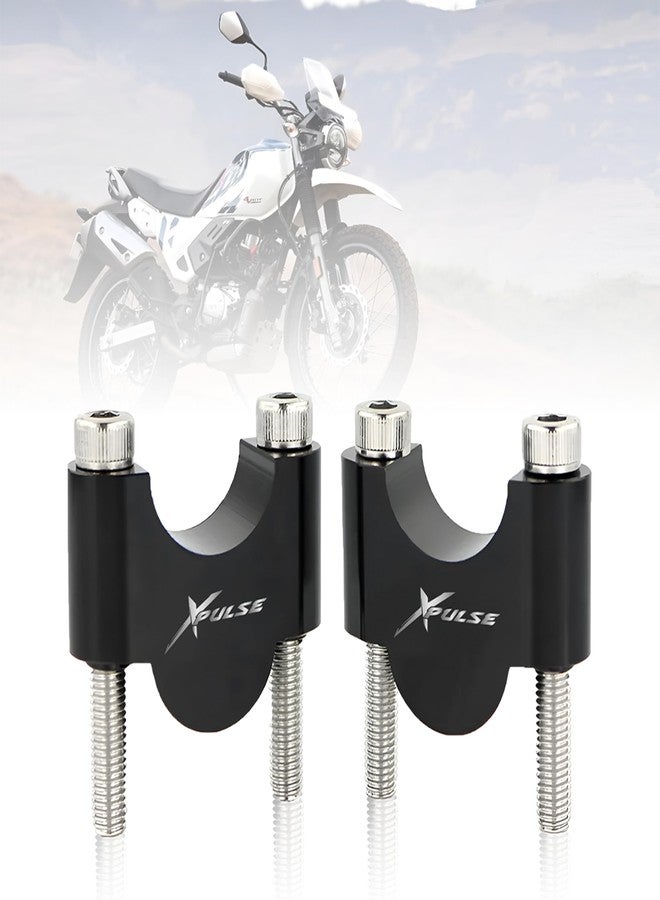 MIKANIX Xpulse 200 Bike Handle Riser/Raiser Handlebar Height Riser Clamp Compatible for Hero Xpulse 200 - Image 1