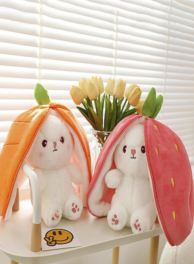 Softdreams Soft Plush Toy for Kids – Cute Stuffed Animal Soft Toy – Soft Cuddly Toy for Baby Boys & Girls, Return Gift -Strawberrry Bunny 35cm - Image 2
