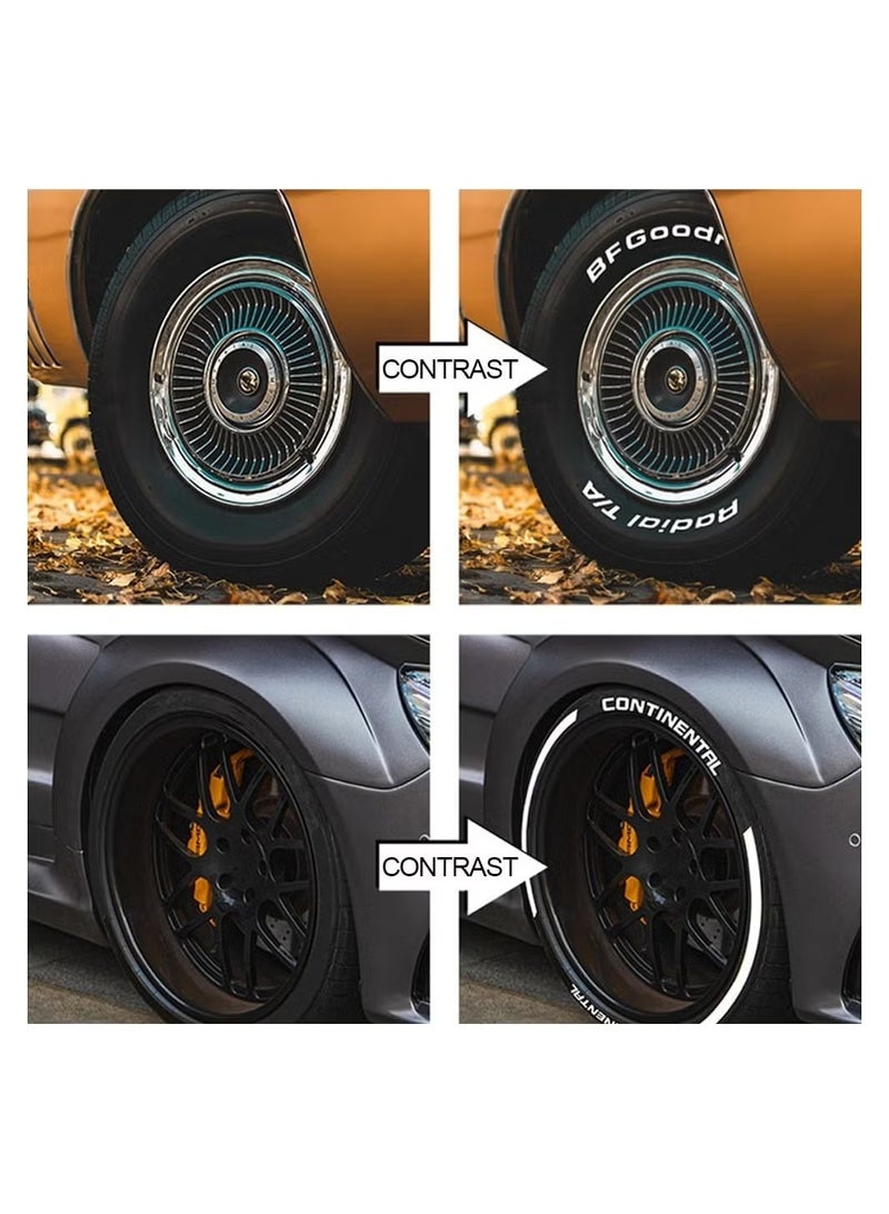 Auto Car Tire Tyre Marker Paint Pen Waterproof-Red - Image 2