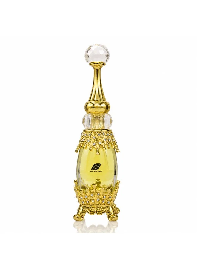 ARD PERFUMES Bint Al Arab Attar by Ard Perfumes – 25ml CPO | Alcohol-Free Long Lasting Arabic Attar | Rose Jasmine Sandalwood Fragrance for Women