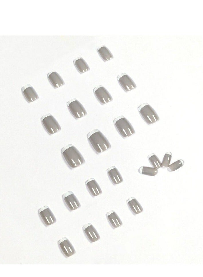 Salon Acrylic Reusable False Nails Set Double Tape and Glue Included - Image 3