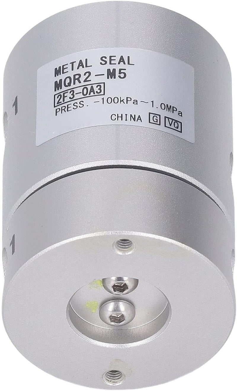 WALFRONT Pneumatic Rotating Connector, Aluminum Alloy High Speed 360 Degree Rotating Joint with Multi Channel for Printing Machines CNC Centers (MQR2-M5) - Image 4