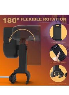 بيوينتي Grill Light for BBQ Flexible Adjustable Angle Barbecue Light 10 Super Bright LED Lamp for Night Outdoor Cooking Accessories for Gas Electric Grill Battery Not Included  - Image 5