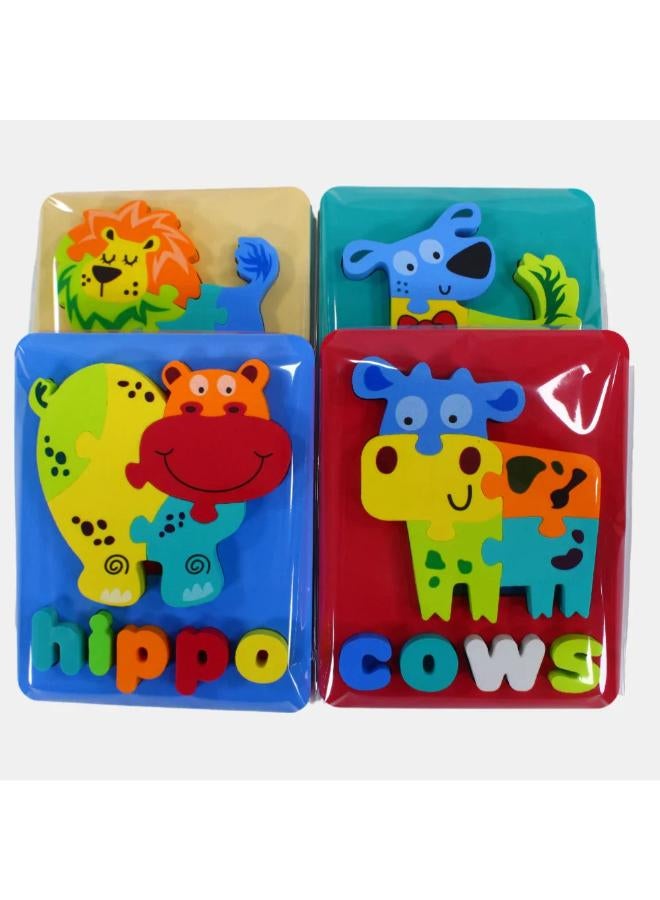 Animal Color Stacking Puzzle – Fun & Educational for Toddlers! - Image 1