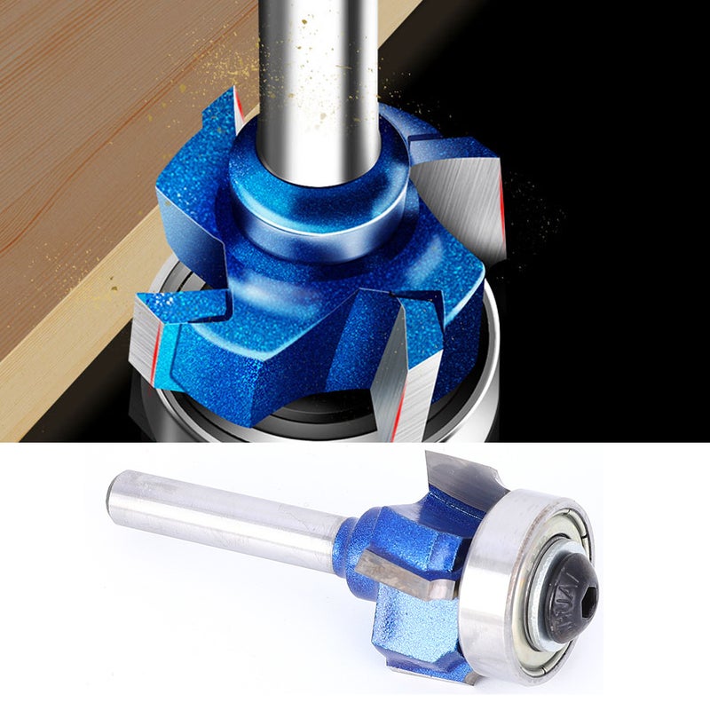 4-Tooth Round Edging Milling Cutter 8mm / 0.3in Router Bit for Electric Trimmers Engraving Machines8XR1 - Image 3