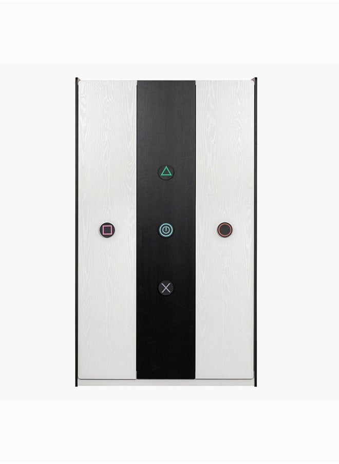Home Box Gamerz 3-Door Wardrobe 120 x 206.5 x 55 cm  - Image 2