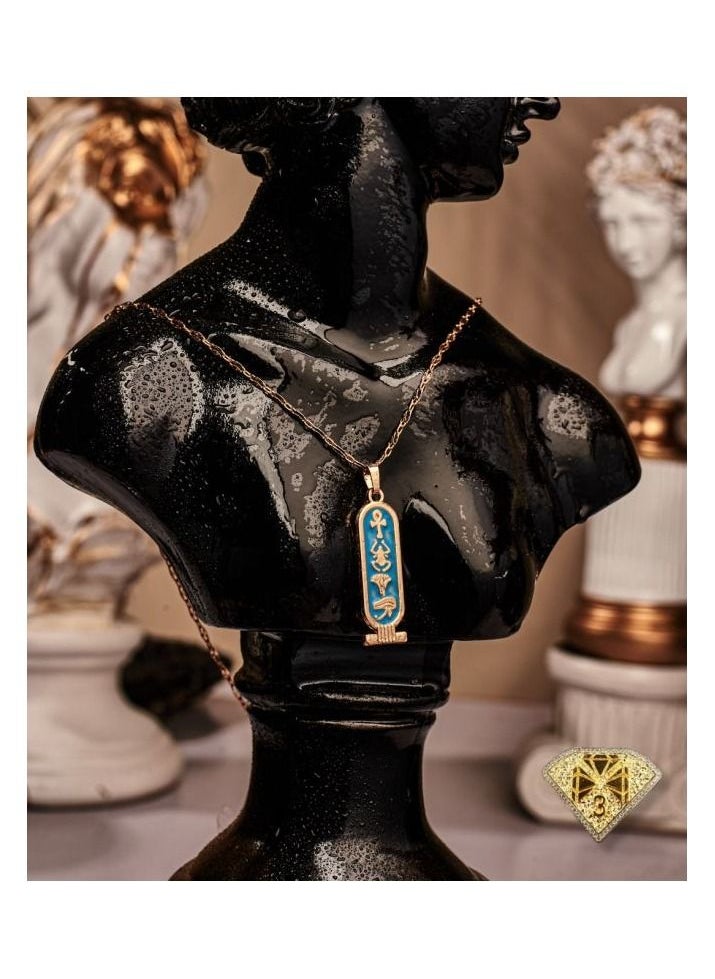 3Diamonds - Pharaonic chain For Women Gold Plated - Image 1