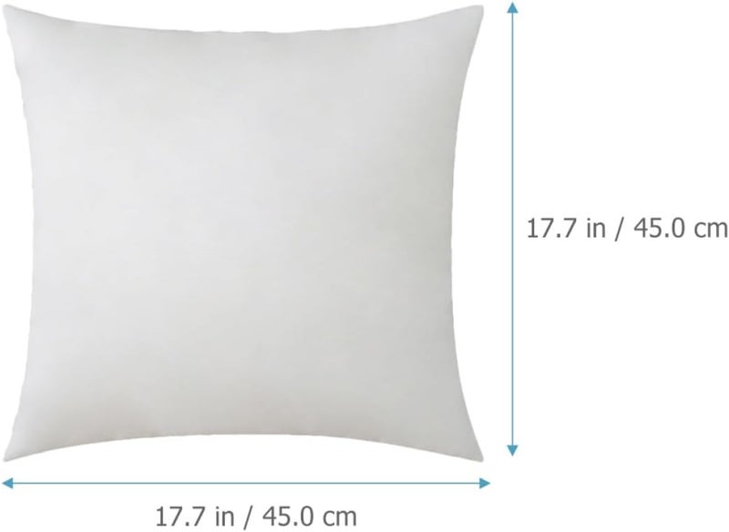 2pcs 45x45cm Throw Pillow Inserts Cushion Filler Pp Cotton High Resilience Pillow Insert for Sofa Bed Car Lumbar Support Home Décor - Image 2