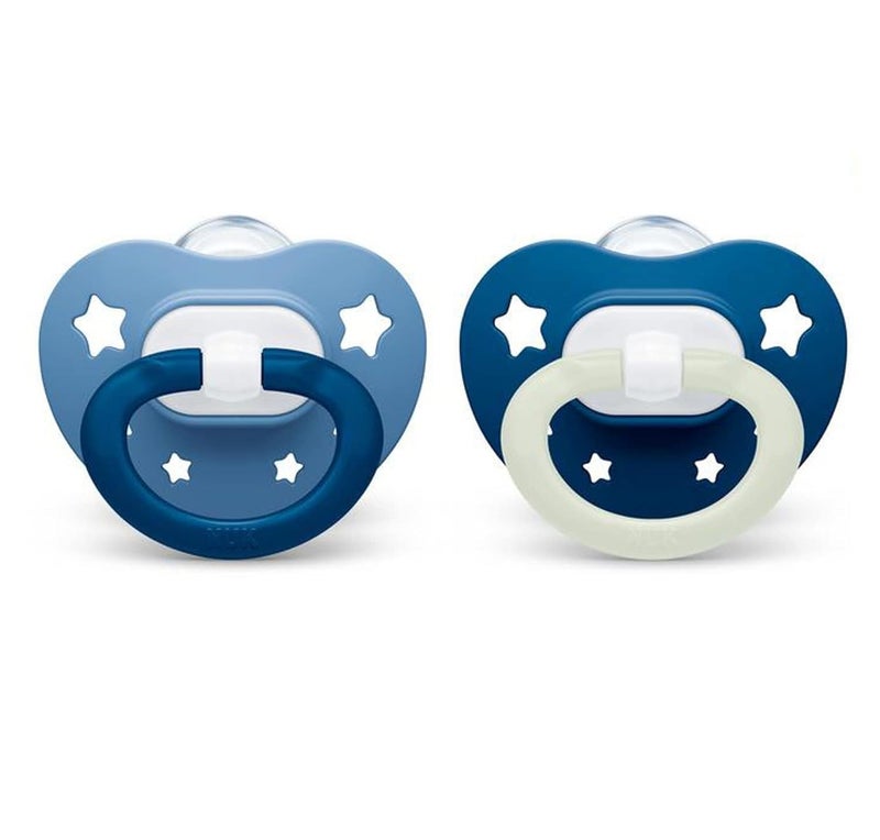 NUK Orthodontic Pacifiers 618 Months 2 Count Pack of 1 - Image 1