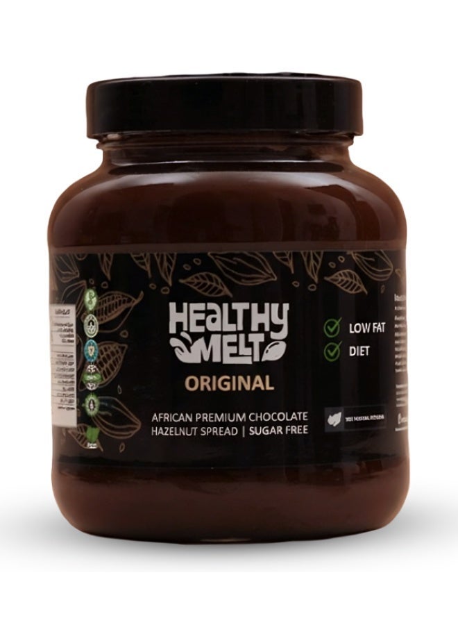 Healthy Melt Chocovera Healthy Melt Original Sugar Free African Cocoa Chocolate Spread 375g - Image 1