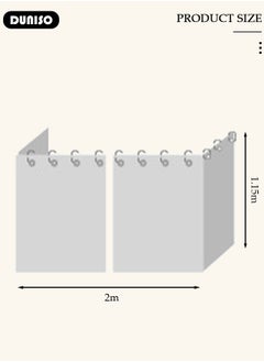 DUNISO Blackout Bottom Bunk Bed Curtains Dormitory Room Lightproof Decorative Roommate Privacy Cover Canopy Photo Background Decor Backdrop Blackout Curtain 2 Panels  - Image 4