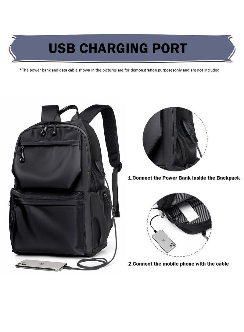 Arabest Travel Backpacks for Students & Travelers: Business Laptop Bag Backpack Fits Up to 15.6" Laptop, Backpack for Men and Women with USB Charging Port, Water-Resistant, Large Capacity - Image 5