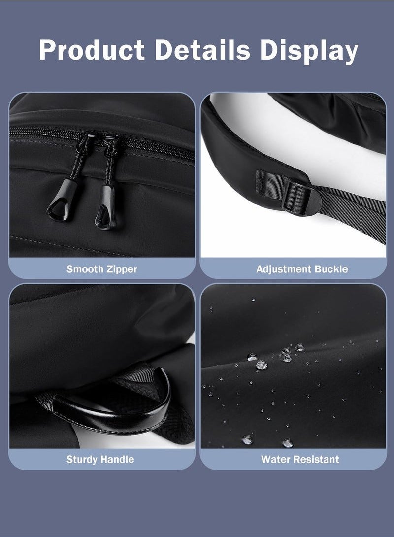 Arabest Travel Backpacks for Students & Travelers: Business Laptop Bag Backpack Fits Up to 15.6" Laptop, Backpack for Men and Women with USB Charging Port, Water-Resistant, Large Capacity - Image 2